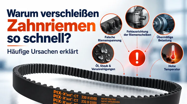 Warum verschleißen Zahnriemen schnell? Häufige Ursachen erklärt